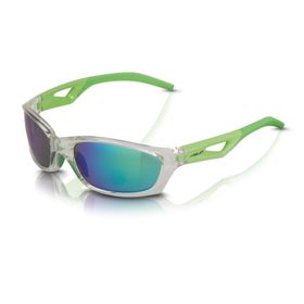 Xlc lunettes soleil  Saint-Denise SG-C14 monture gris verres vert miroir