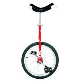 Monocycle Qu-ax mono-roue OnlyOne 18' rouge jante en alu, pneus noir