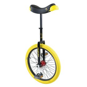 Monocycle mono-roue QU-AX Profi 20' ISIS noir jante alu, pneu jaune