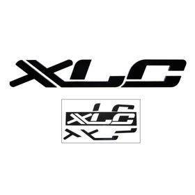 autocollant logo XLC en 3D noir, 45 x 7 x 1cm, p. présentoir XLC