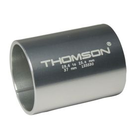 douille de réduction Thomson noir 37mm p. potence A-Head 1.1/8' sur fourche 1'