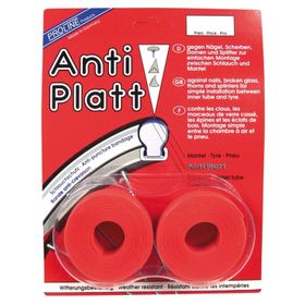 Jantoplast Bande Anti-Platt par paire 25-28/622 rouge 25 mm large