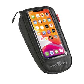 Phone Bag Comfort M KLICKfix +adaptateur transparent/noir, avec fixation rotative