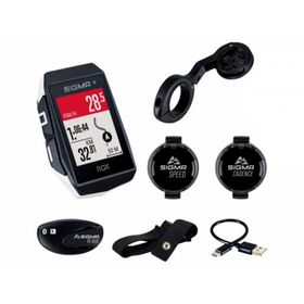 Sigma COMPTEUR ROX11.1 EVO GPS BLANC AVEC CARDIO, ALTIMETRE, EMETTEUR CADENCE + VITESSE