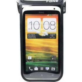 sacoche smartphone T-One Akula II PU, noire, àtanche, 148x75x10 mm