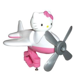 jouet pour cintre Hello Kitty blanc/rose avec motif