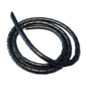 bande spirale noir flexible rouleau 5 m Ø 8 mm rétrécissable