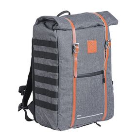 Zefal SACOCHE ARRIERE LATERALE SAC A DOS URBAN BACKPACK GRIS 27L FIXATION PORTE BAGAGE (30x45x13)